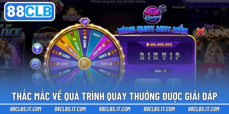 Thắc mắc về quá trình quay thưởng được giải đáp